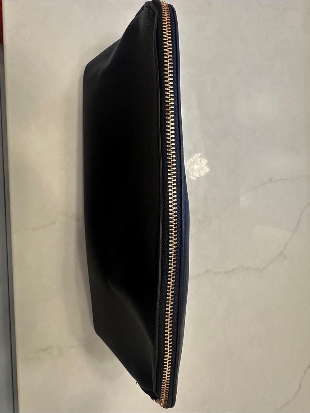 Cos Bar. Black faux leather Toiletry Bag. New/unused - Picture 5 of 6